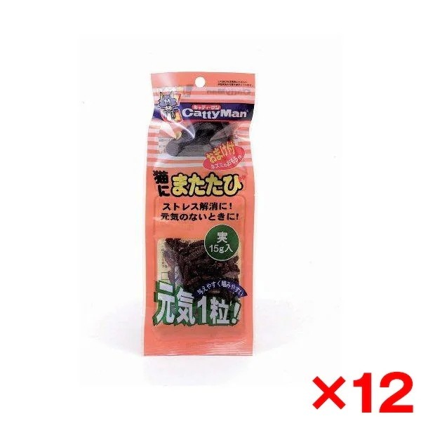 12個セット ハヤシ 猫にまたたび 実 15g入