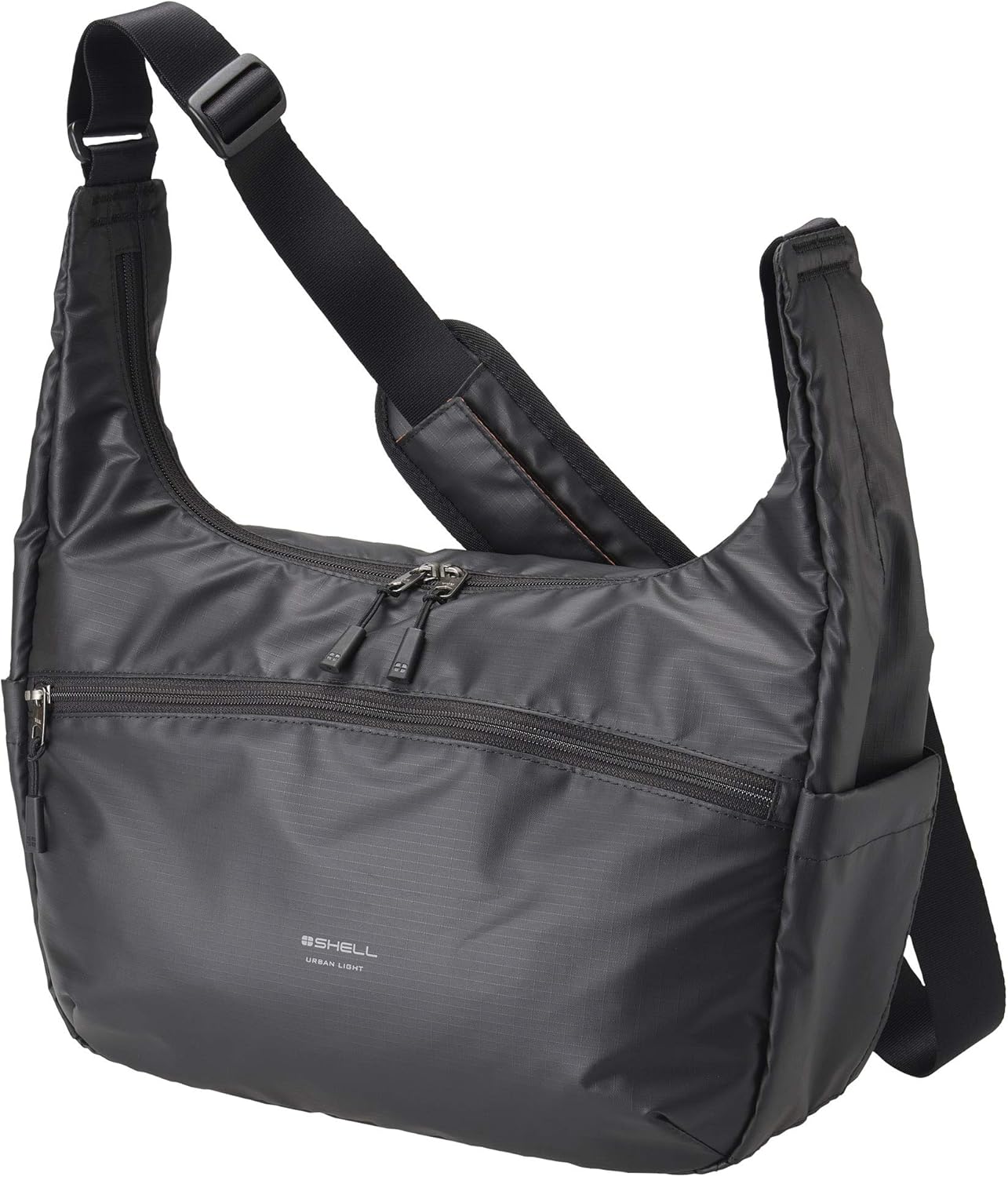 ハクバ HAKUBA カメラバッグ プラスシェル アーバンライト 02 ショルダー L 都会的デザインの超軽量カメラバッグ U型フォルムが体にフィット ブラック 2SP-UL02SBLBK