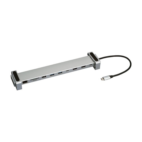 UD-C06GY Type-C10in1PCスタンドドック グレー