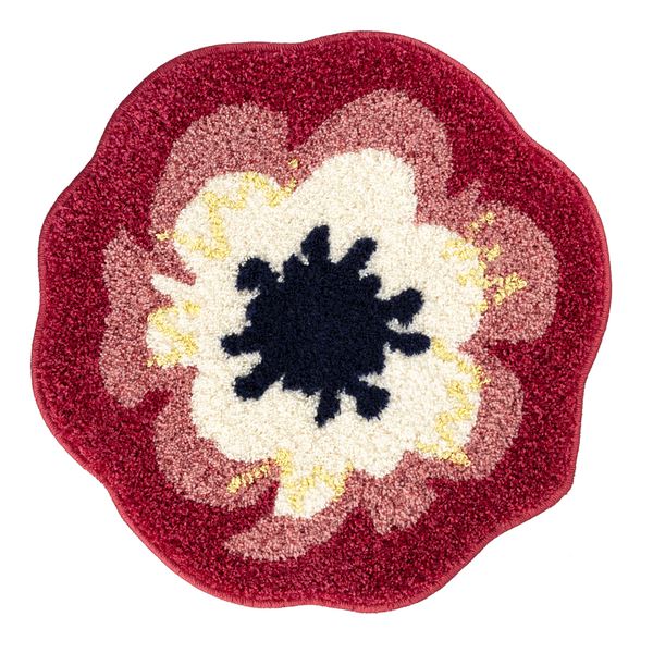 スミノエ デザインライフ リコマット 約幅50x長さ50cm レッド