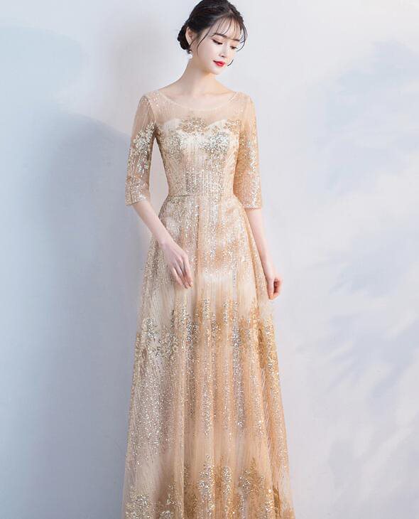 「女神のように 春新作 Aラインドレス」ロングドレス 演奏会ドレス パーティードレス ウェディングド