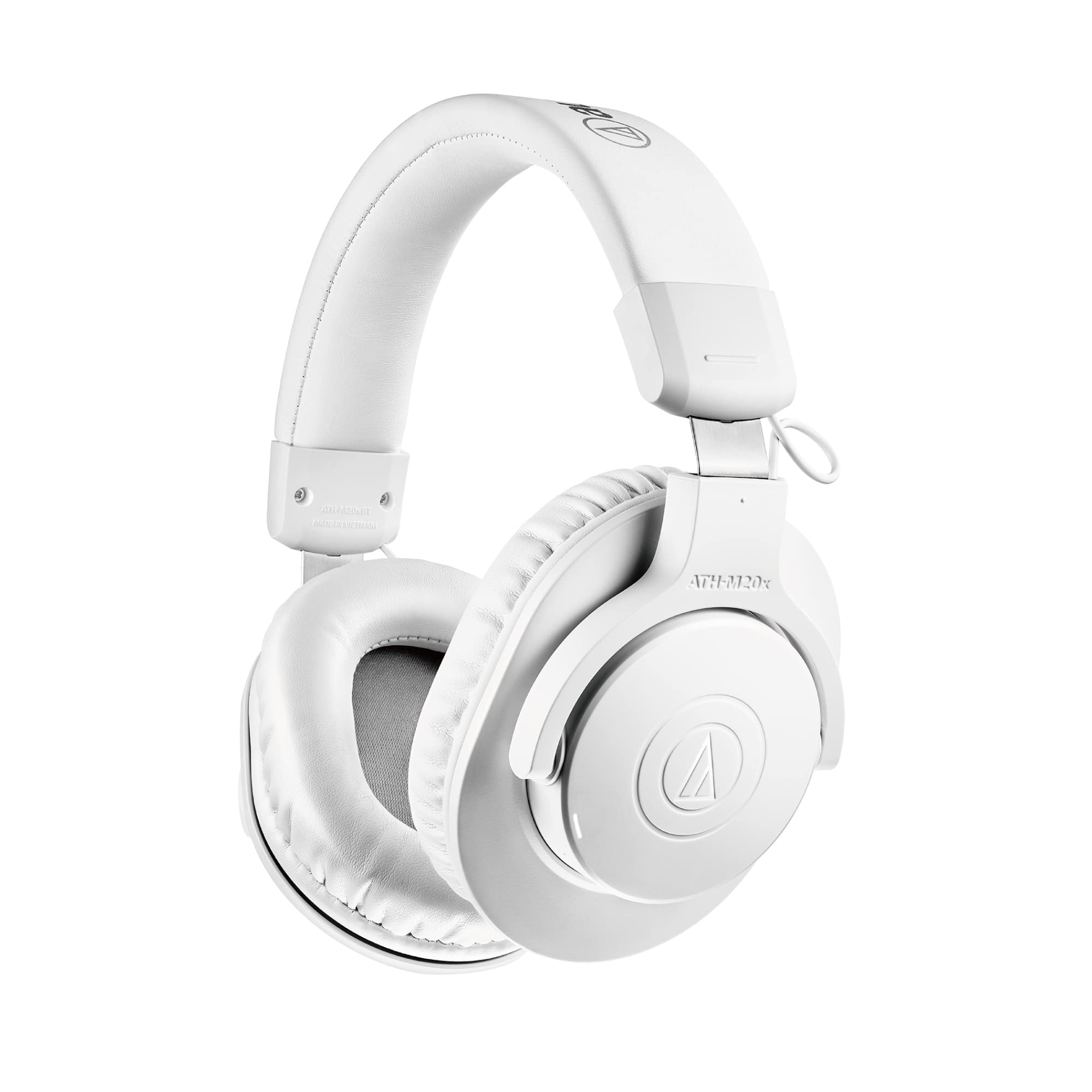 オーディオテクニカ ATH-M20xBT WH ワイヤレスヘッドホン ヘッドホン Bluetooth 有線 ヘッドフォン 40mmCCAWボイスコイルドライバー 216gの軽量ボディ マルチポイント