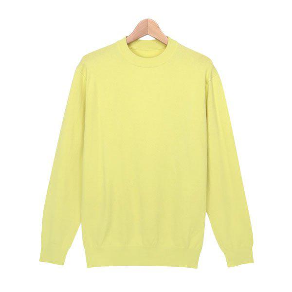 ニット SRE019 12COLOR 女子 ラウンド 長袖 無地 Tシャツ 女性ファッション