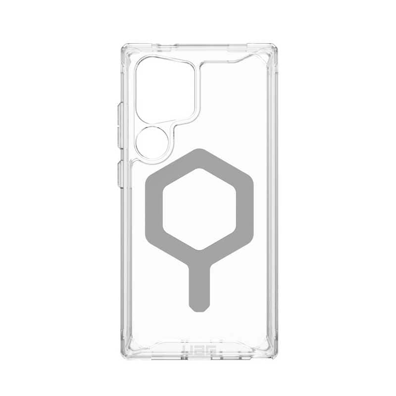 UAG　Galaxy S24 Ultra 対応 マグネット式 ワイヤレス 充電 対応 PLYO PRO (日本正規代理店品) アイス/シルバー　UAG-GLXS24U-YMS-I/S