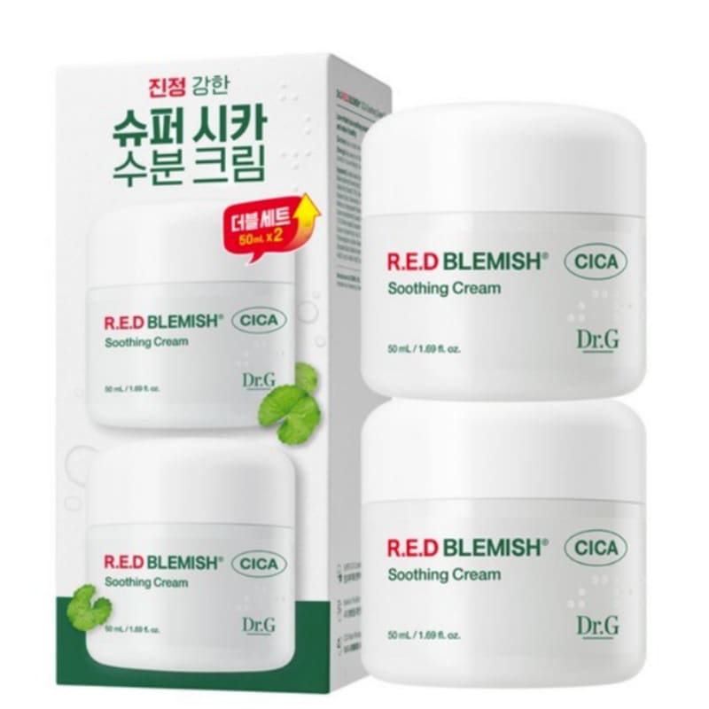 レッド ブレミッシュ シカ スージング クリーム デュオ 企画セット50ml2個[닥터지 레드 블레미쉬 시카 수딩 크림 듀오 기획세트]