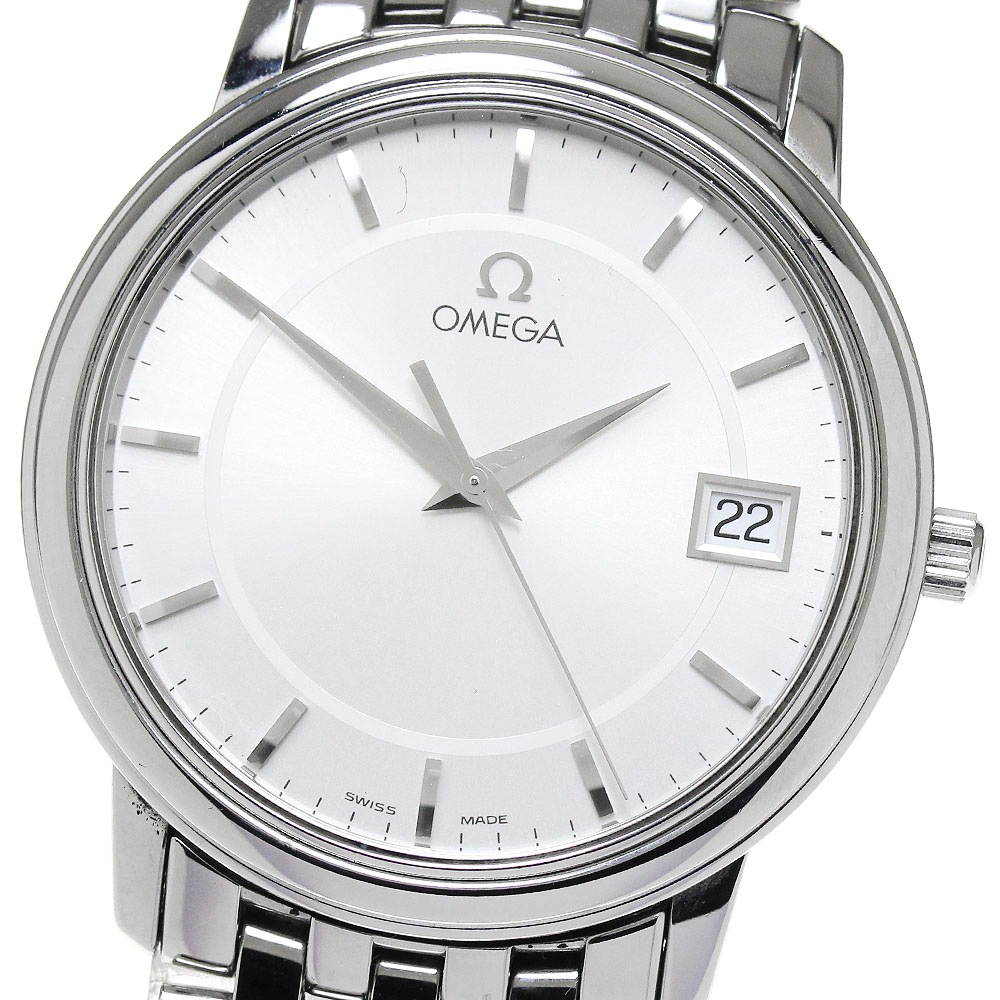 オメガ OMEGA 4510.31 デビル プレステージ デイト クォーツ メンズ 良品 _850080【中古】