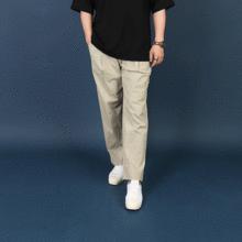 WTD ベーシック リネン バンディング パンツ