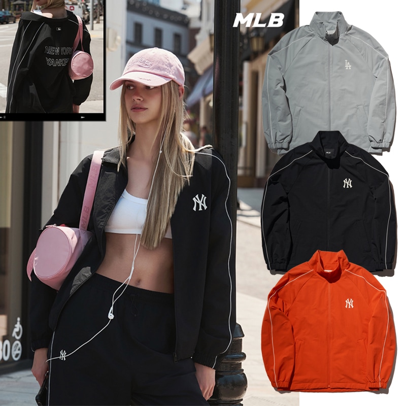 3AWJV0144 スポーティーブ バーシティ ウィンドブレーカーLAドジャース ニューヨーク ヤンキース レディース 男女共用 カジュアル アウター ジャンパーブルゾン