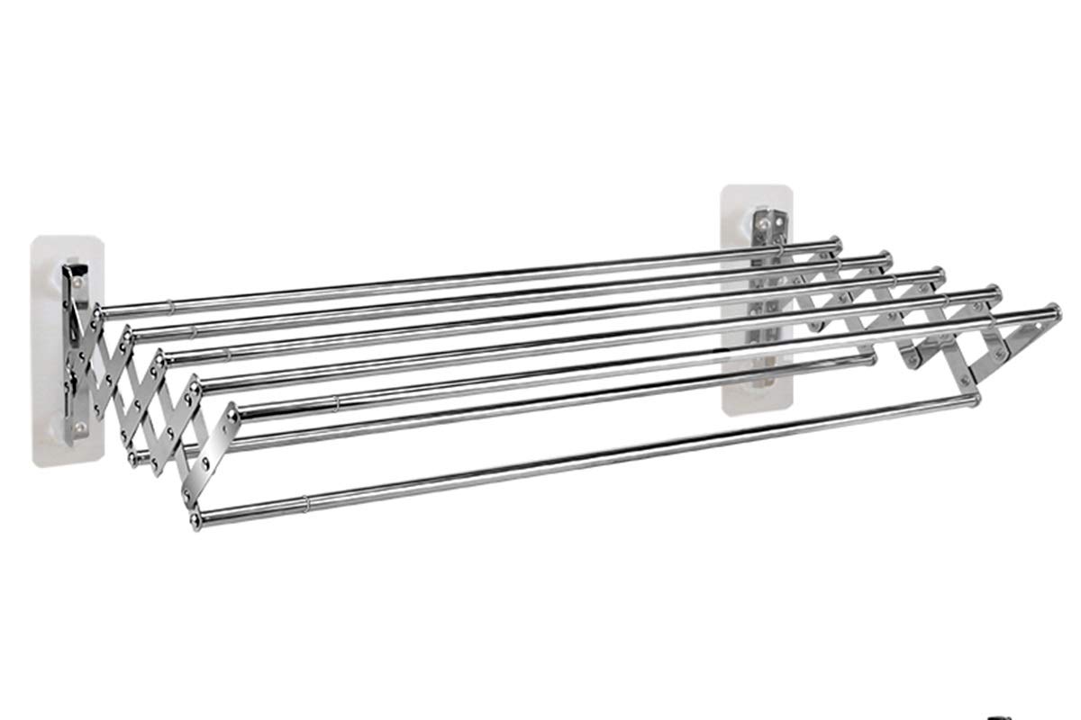 可変長双方向伸縮式壁掛け式折りたたみ式タオル掛けタオルハンガー タオル掛け スイングアーム 洗面所 ステンレス タオルバー 壁掛け 省スペース つや消しステンレススチール製 並行輸入品 (Color