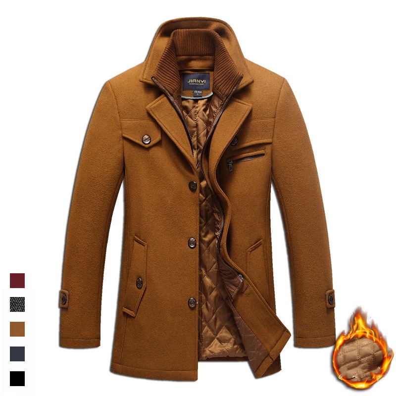 チェスターコート メンズ 大きい ウールコート メンズ トレンチコート ロング丈 カジュアル ビジネス 紳士 通勤 着痩せ効果 秋冬新作