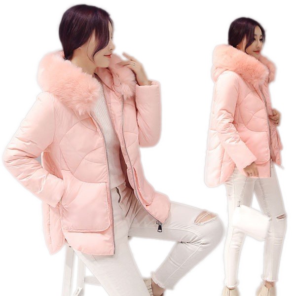 ダウンコート レディース 中綿 ジャケット ロング ファーフード 厚手