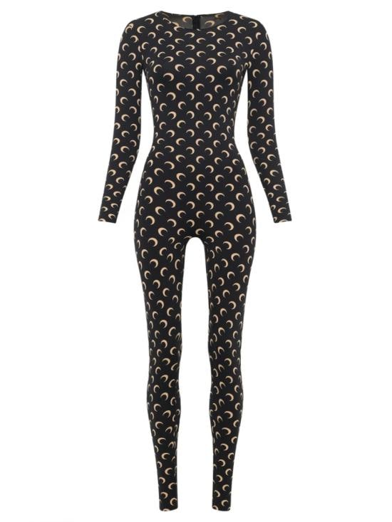 MARINE SERRE Women Jumpsuits WJS002A CJER0001IT99 Black