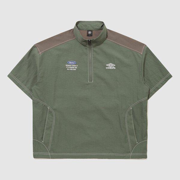 クリスピー・タスラン半袖アノラック kHAKI UR224CWT59 KAI0
