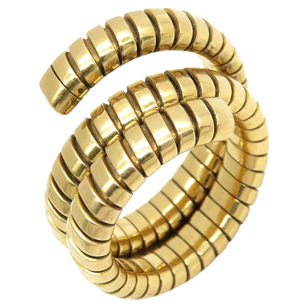 ブルガリ BVLGARI リング 指輪 トゥボガス K18YG イエローゴールド 750 18K 18金 【中古】