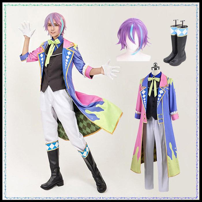 新品/第1弾キャンペーンプロジェクトセカイ カラフルステージ! feat. 初音ミク プロセカ ワンダショ 神代 類 かみしろ るい コスプレ衣装 ウィッグ ブーツ追加可