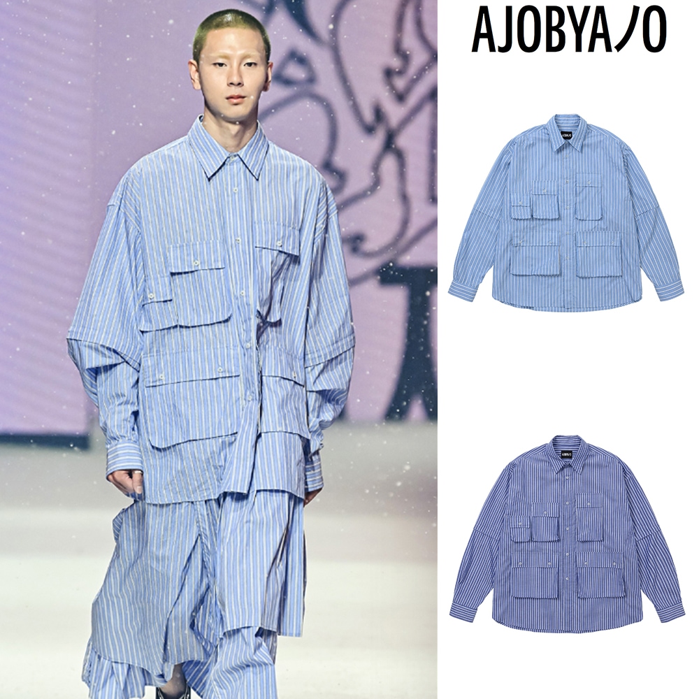 【AJO AJOBYAJO】 Fisherman Stripe Shirt