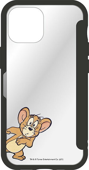iPhone 13mini ケース トムとジェリー ジェリー SHOWCASE+ カバー クリア 透明 かわいい 可愛い おしゃれ オシャレ シンプル アレンジ 収納 保護 キャラ グルマン