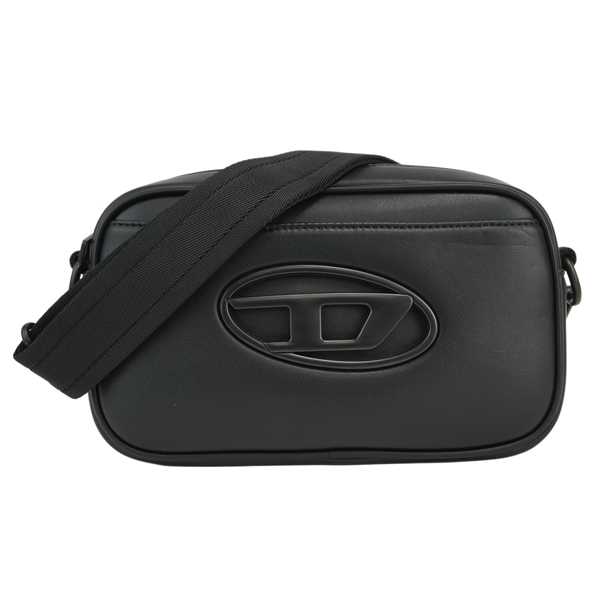 DIESEL ディーゼル HOLI-D CAMERA BAG/オーバルD メタルプレート カメラバッグ ショルダーバッグ ユニセックス/X10262 P5925 T8013
