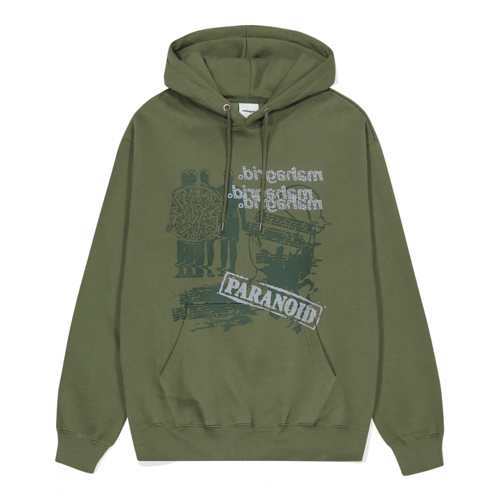 マハグリッドパラノイドフーディーカーキ (MG2DFMM420A)