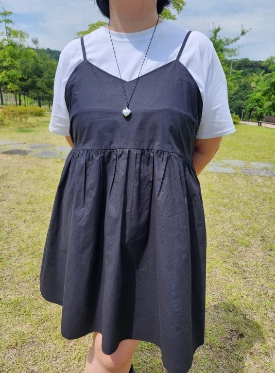 ビッグサイズ ゆるく ビスチェ ワンピース 3size