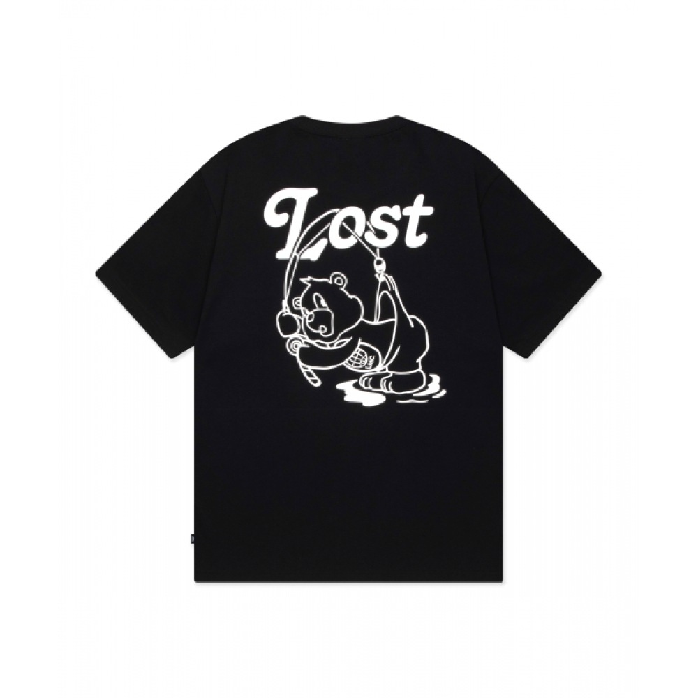 LMC フィッシングベア T シャツブラック