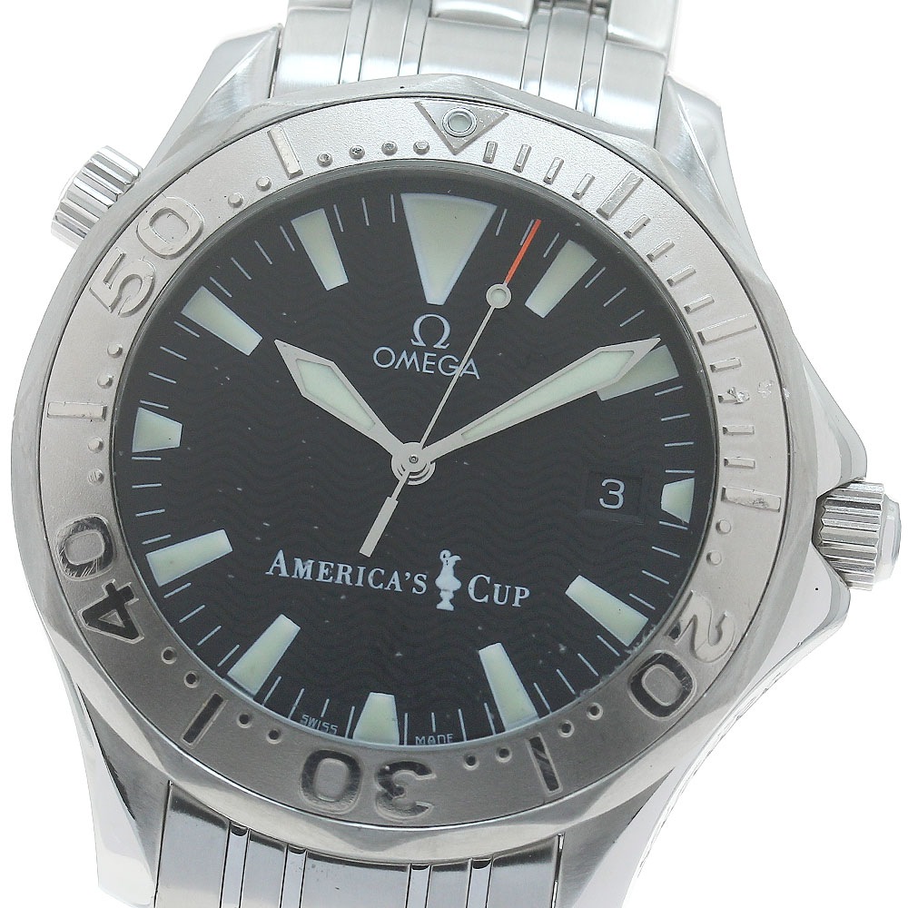 オメガ OMEGA 2533.50 シーマスター300 プロフェッショナル アメリカズカップ WGベゼル 自動巻き メンズ 良品 _875621【中古】