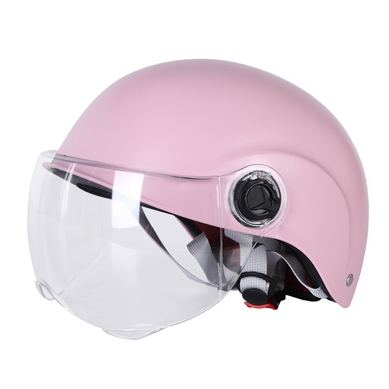 ヘルメットバイク用品バイクヘルメット男女兼用ハーフヘルメットフロントガラス 安全帽子四季兼用ヘルメット