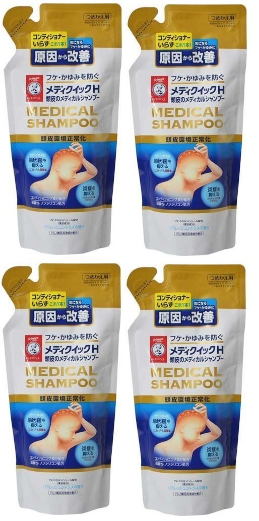 【まとめ買い】メディクイックH 頭皮のメディカルシャンプー つめかえ用 280ml×4個