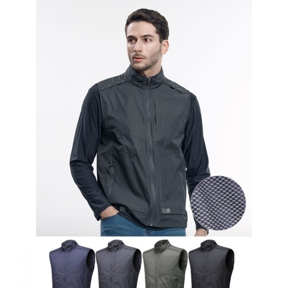 [Easybuy] BFL ベスタメンズメッシュ超軽量ゴルフウェア普段着アウトドアハイカーベスト (M6SV04)