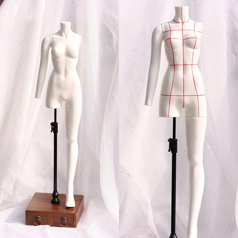 BJD ドール服シザリングスタンド SDGRサイズドール対応 縫製 ディスプレイ トルソー 1/3女の子 球体関節人形服縫製用