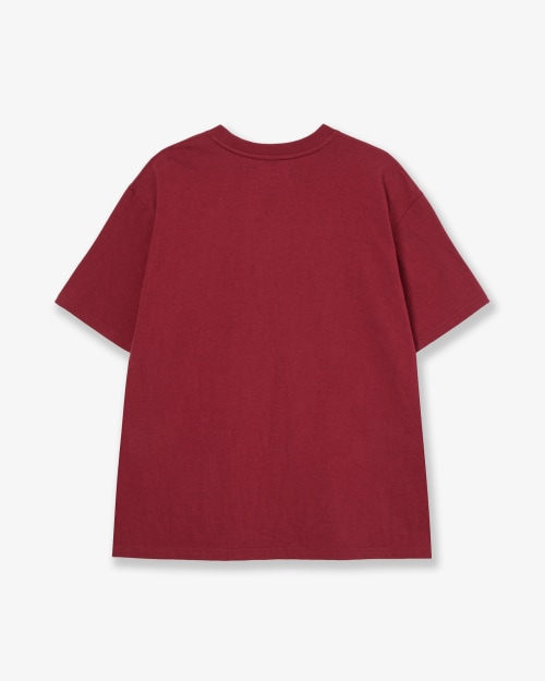 【AEAE】 WEB LOGO T-SHIRTS [DEEP RED] 正規品
