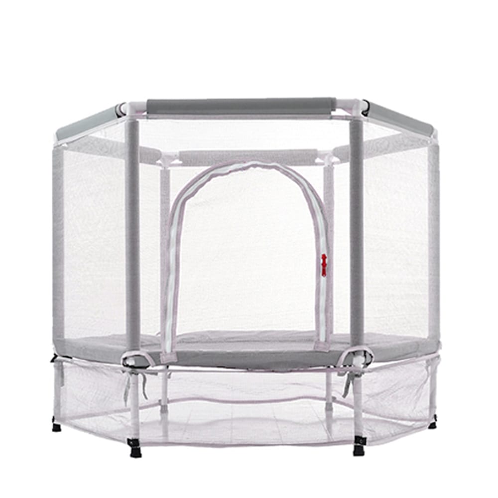 1290【元SKU：MS212266BAA】トランポリン 子供用 ベビーサークル 安全ネット付き 安全カバー セーフティネット付き スプリング式 静音 大型 家庭用 室内 スポーツ 遊具 おもちゃ　グ