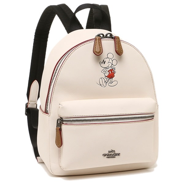 コーチ バッグ アウトレット COACH F59837 QBCHK ミッキー ミニチャールズ ディズニ― リュック・バックパック チョーク コーチ バッグ アウトレット COACH F59837 QBCHK ミッキー ミニチャールズ ディズニ― リュック・バックパック チョーク