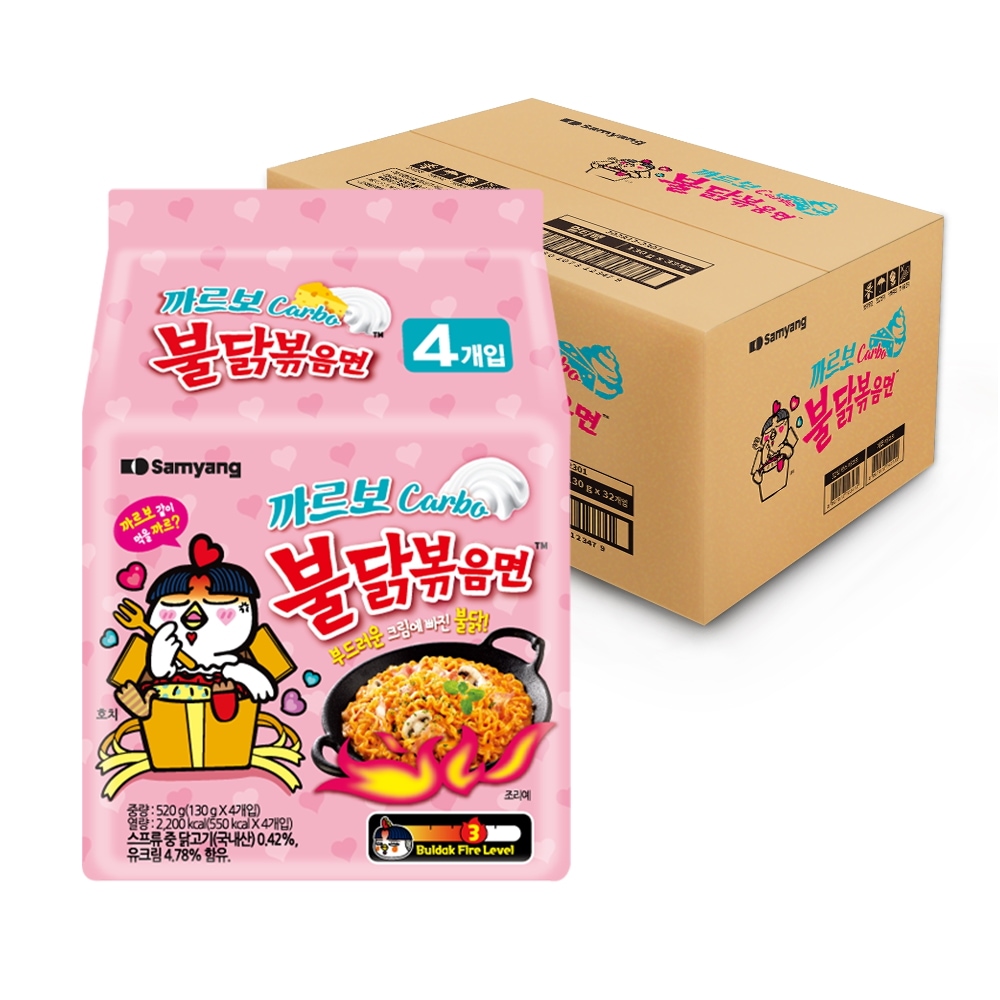 カルボブルダック炒め麺 140 g x 32個 [並行輸入品]