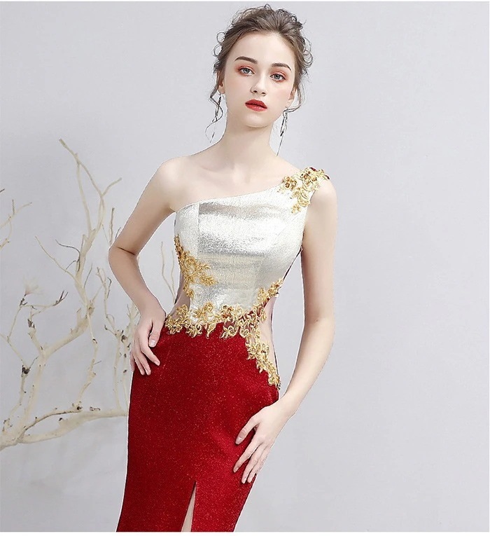 結婚式小さいサイズカラードレス演奏会ワンショルダ忘大きいサイズロングロング丈パ 母の日のプレゼント