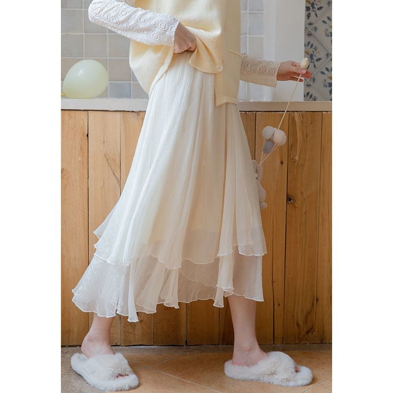 マキシスカート 半身スカートレディースロングスカート2025新春夏ミディアムデニムスカートプリーツハイウエストスリムa字傘スカート