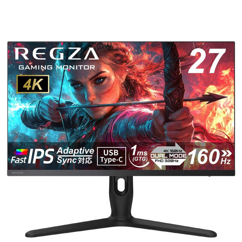 TVS REGZA　ゲーミングモニター RM-G277R REGZA(レグザ) [27型 / 4K(3840×2160) / ワイド / 320Hz]