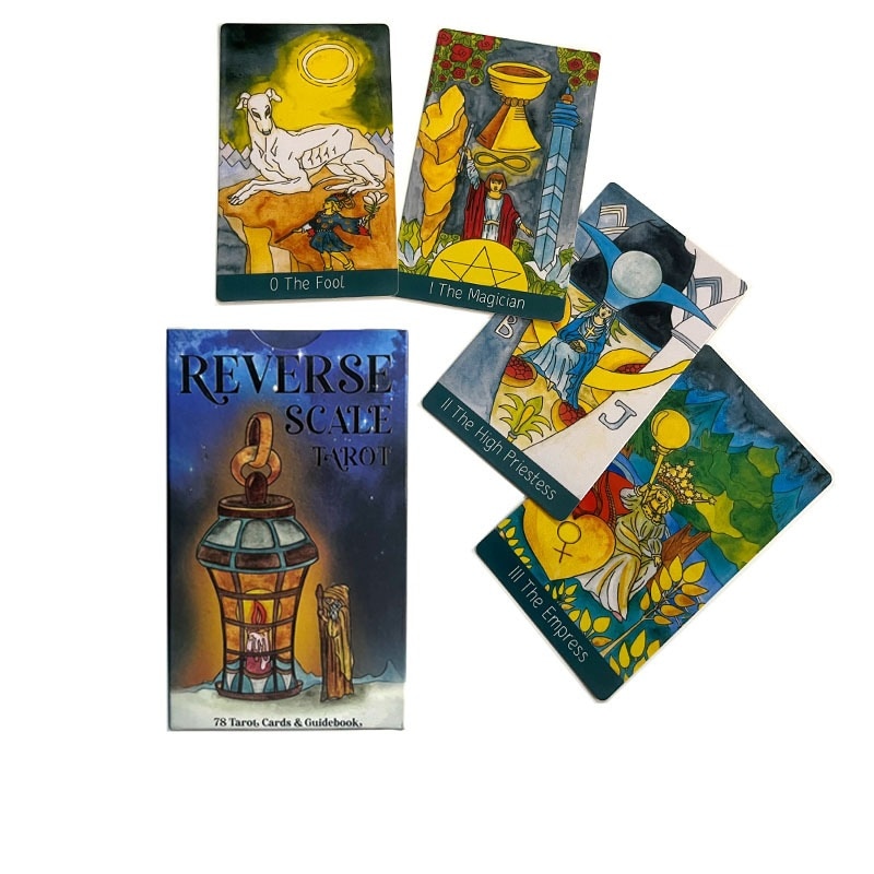 【1点ご購入 で10点プレゼントいたします】12 X 7 Reverse Scale Tarot反比例タロットカードカードゲーム