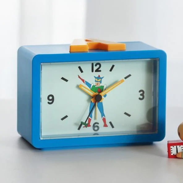の目覚まし時計ダイナミックスーパーマンクザエモン目覚まし時計卓上飾りギフト