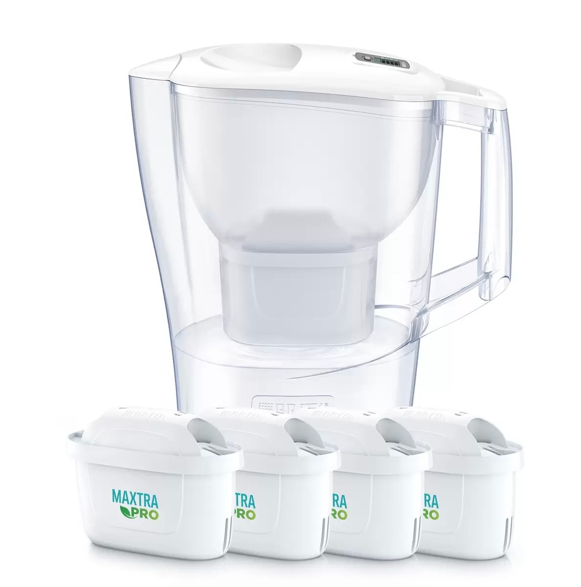 ポット型浄水器 スタイル マクストラプロ カートリッジ4個付き 新品