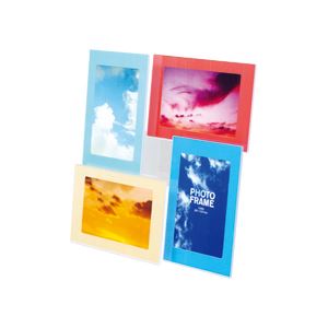 (業務用セット)ナカバヤシ 樹脂製フォトフレーム ポストカード 4面 フ-TP-211-4W(×5セット)