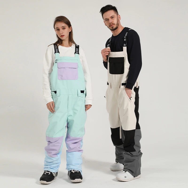 スキーオーバーオール スキーパンツ スノーボードパンツ スノーパンツ スノーボードウェア スノーボードウェア スキーウェア メンズ レディース スキー パンツ アウトドア