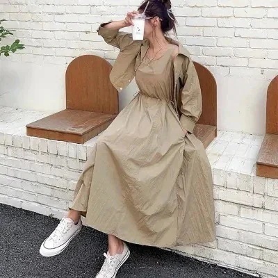 【人気商品超目玉】ノースリーブ/ウエスト/ロングスカート+スモールジャケット/カーディガン/ファッション/ツーピーススーツ/ワンピース/女性 母の日