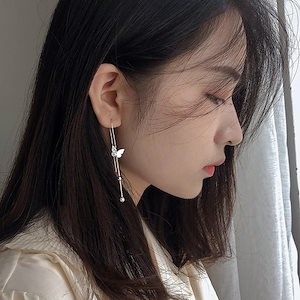 韓国 ロングピアス