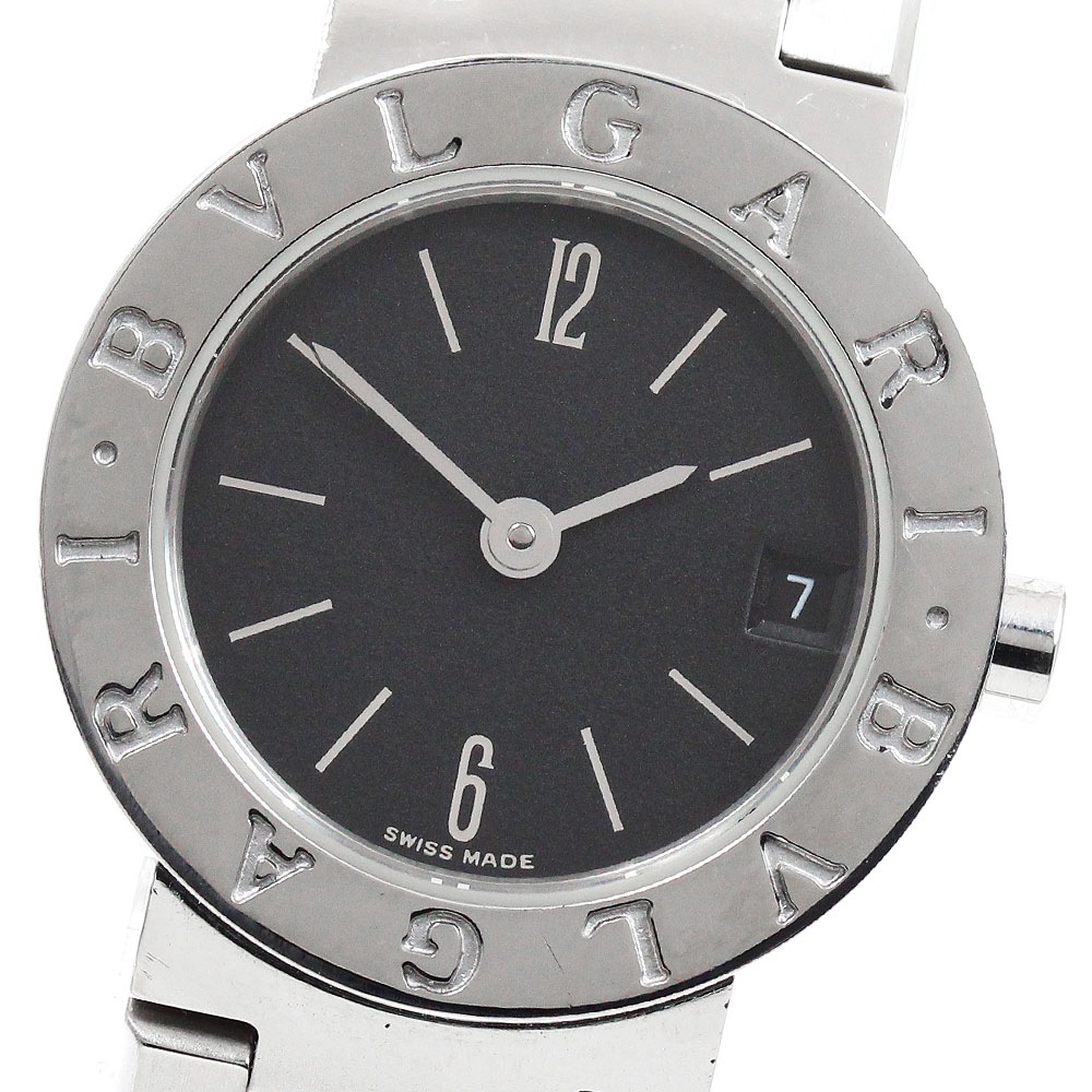 ブルガリ BVLGARI BB23SS ブルガリブルガリ デイト クォーツ レディース 保証書付き_943065【中古】