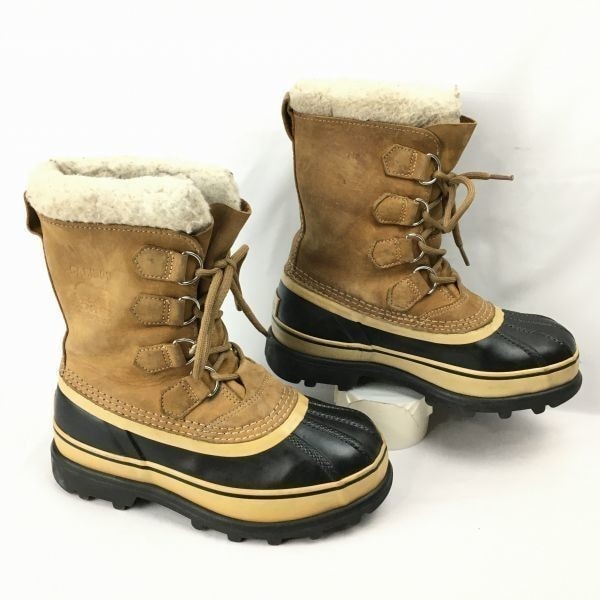 SOREL/ソレル/カリブー　size23.5程度　高級スノーブーツ　ライナー付きブラウン/茶/BROWN　Boots/Shoes菅No.WT24