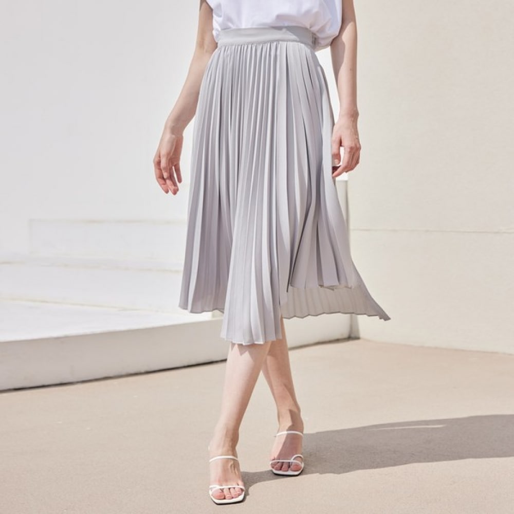 (リアーナニューヨーク) ヘムラインエッジプリーツスカート RNCWSK030