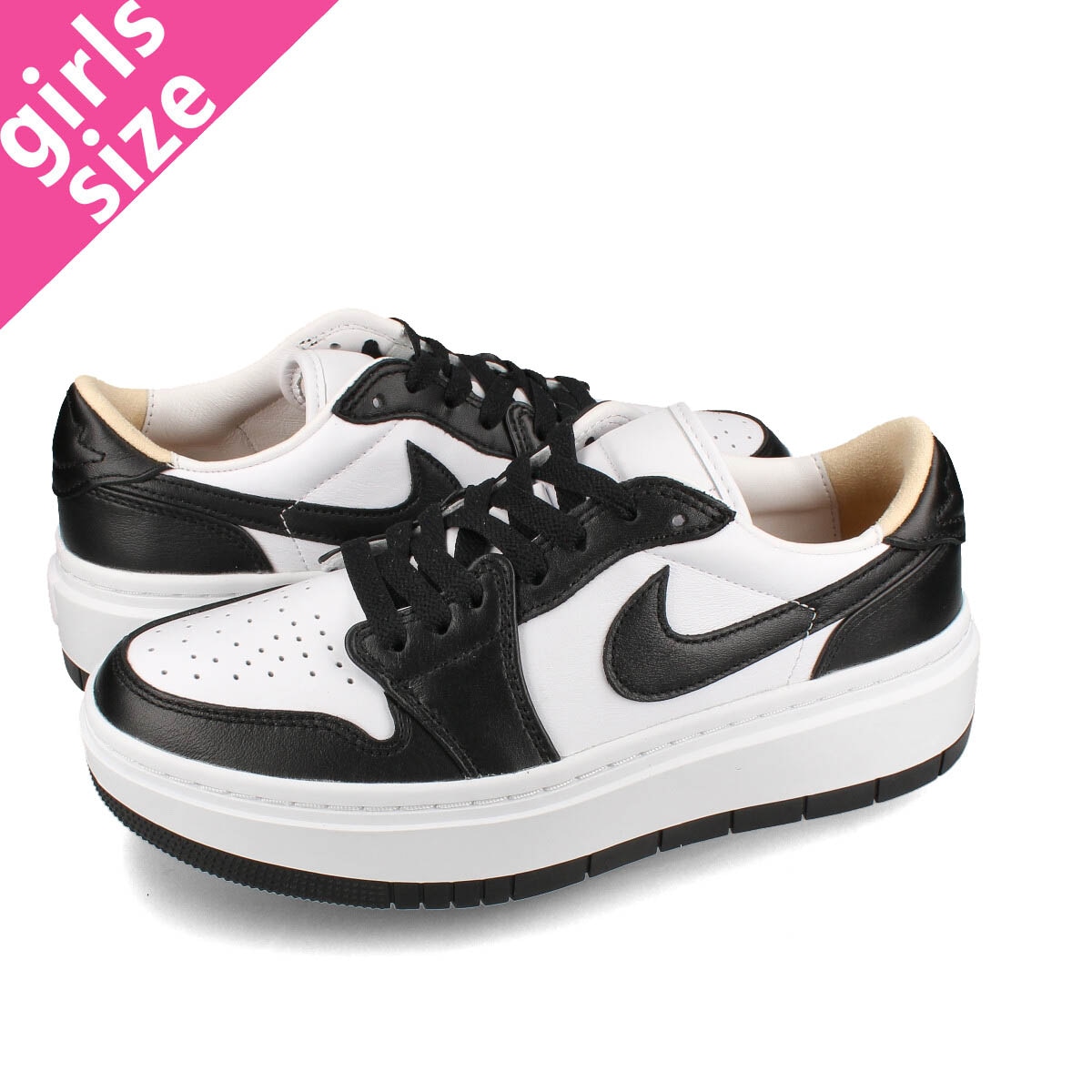 NIKE WMNS AIR JORDAN 1 ELEVATE LOW 【PANDA】 WHITE/BLACK/WHITE