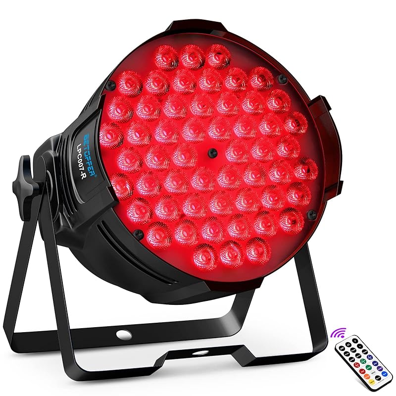 BETOPPER ディスコライト LPC007 54x3W RGB LED 舞台照明 6色変換ステージライト ステージ照明 DMX512 3/7CH パーティライト スポットライト DJ disco