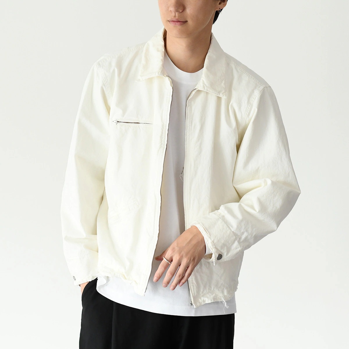 メゾン マルジェラ アウター ジャケット キルティング SH0AM0004 S78548 メンズ ホワイト ステッチ 人気 おすすめ